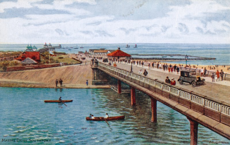 Marine Drive, Southport door Alfred Robert Quinton
