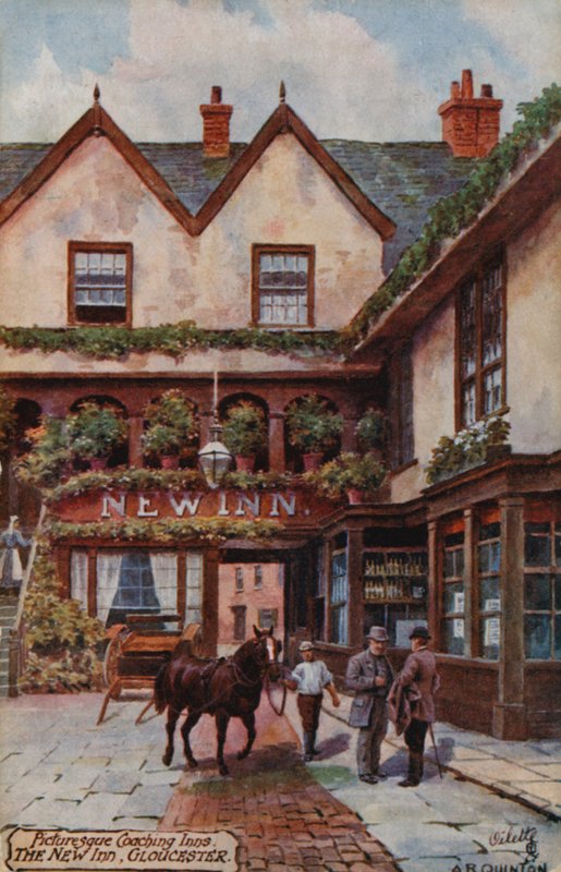 New Inn, Gloucester door Alfred Robert Quinton