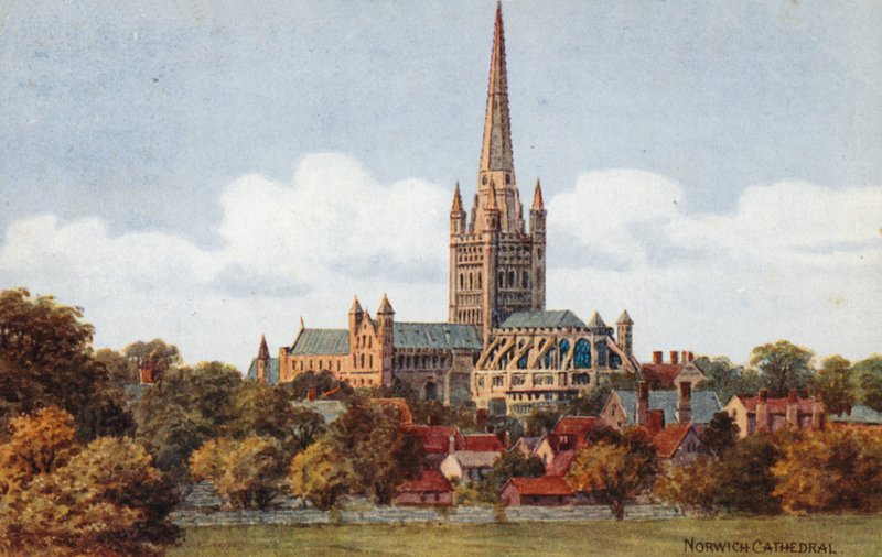 Norwich Cathedral door Alfred Robert Quinton