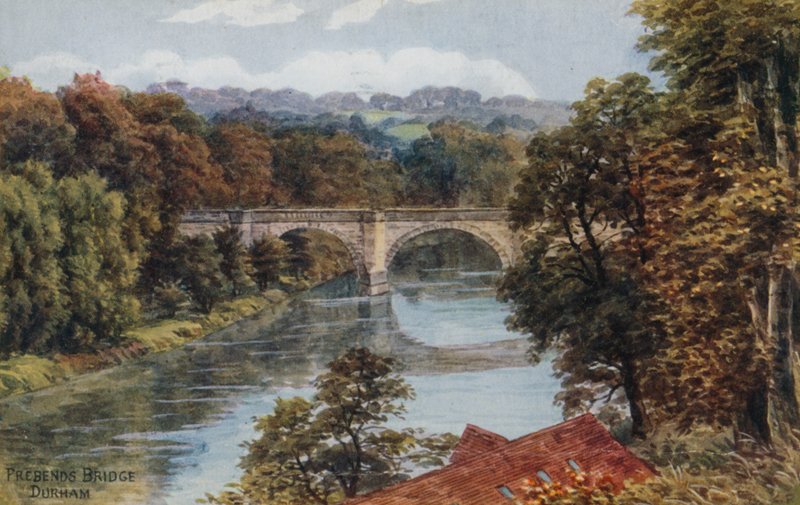 Prebends Bridge, Durham door Alfred Robert Quinton