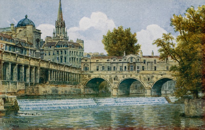 Pulteney Bridge, Bath door Alfred Robert Quinton