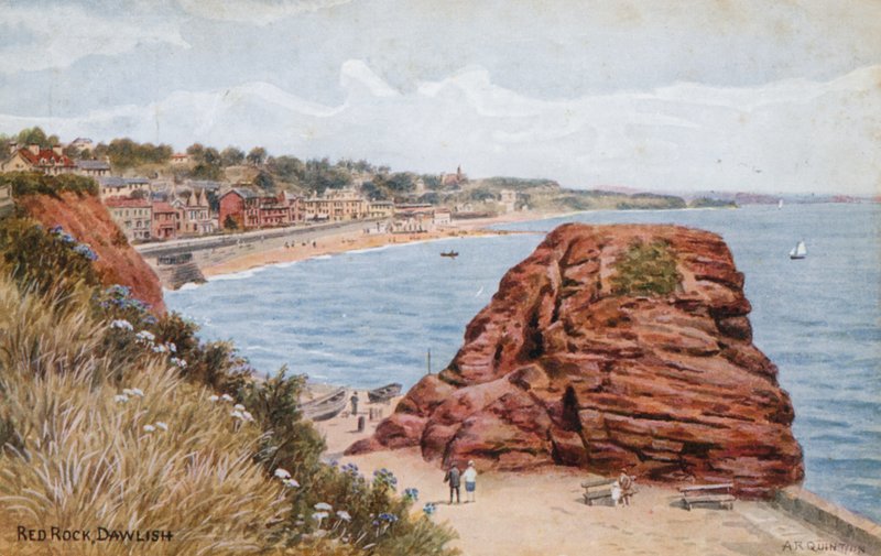 Rode Rots, Dawlish door Alfred Robert Quinton