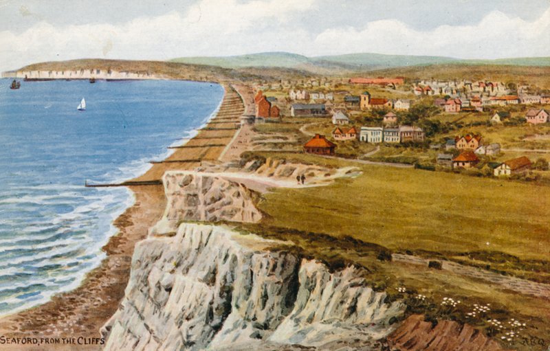 Seaford, vanaf de kliffen door Alfred Robert Quinton