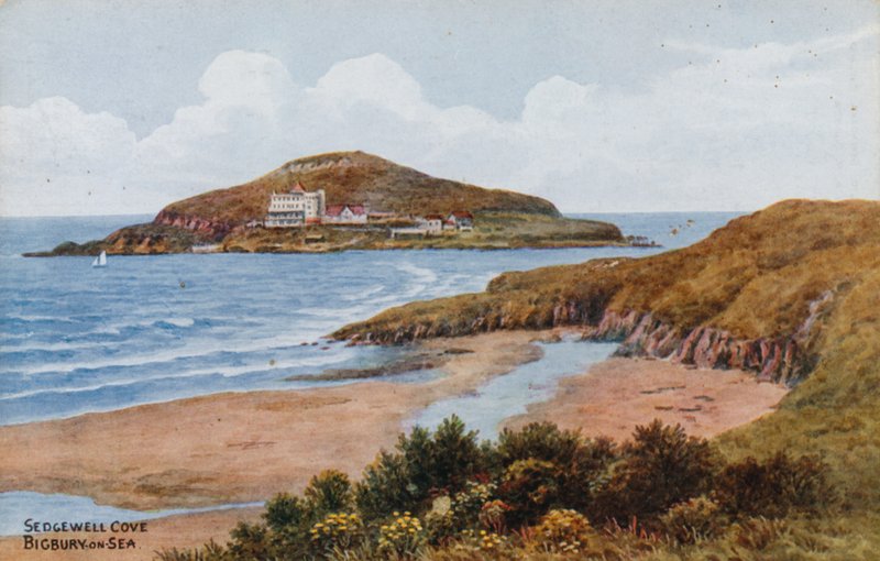 Sedgewell Cove, Bigbury-on-Sea door Alfred Robert Quinton