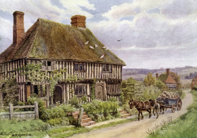 Small Hythe, nabij Tenterden, Kent door Alfred Robert Quinton