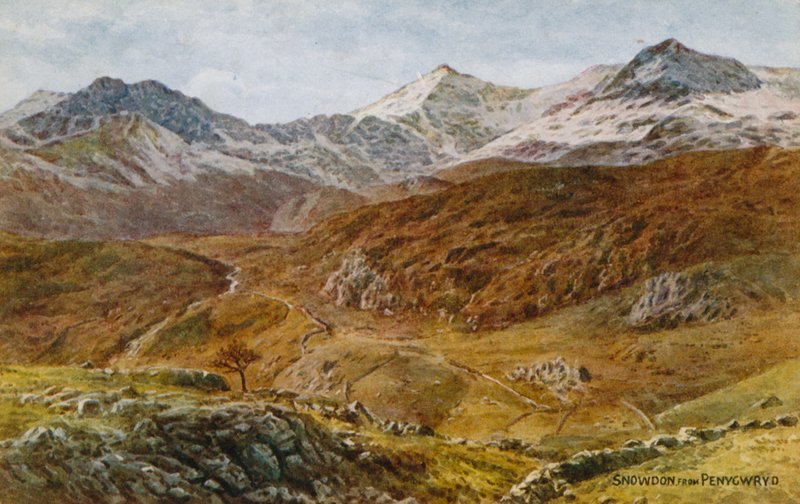 Snowdon, vanaf Penygwryd door Alfred Robert Quinton