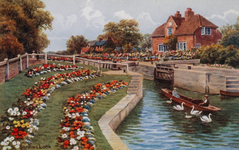 Sonning Lock door Alfred Robert Quinton