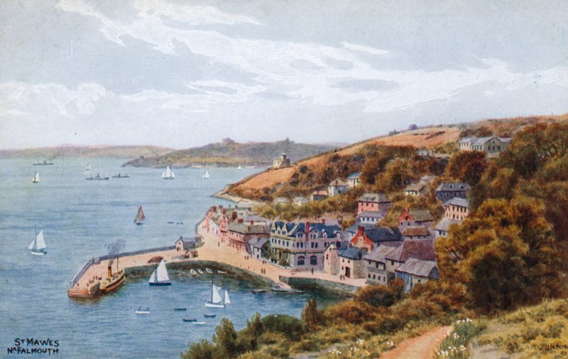 St Mawes, nabij Falmouth door Alfred Robert Quinton