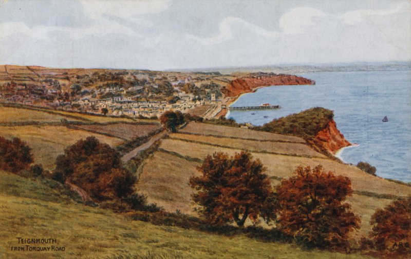 Teignmouth vanaf Torquay Road door Alfred Robert Quinton