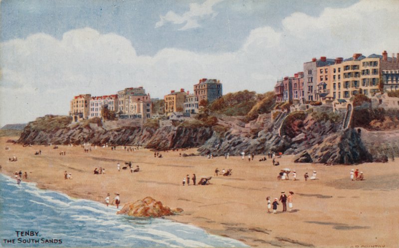 Tenby, The South Sands door Alfred Robert Quinton