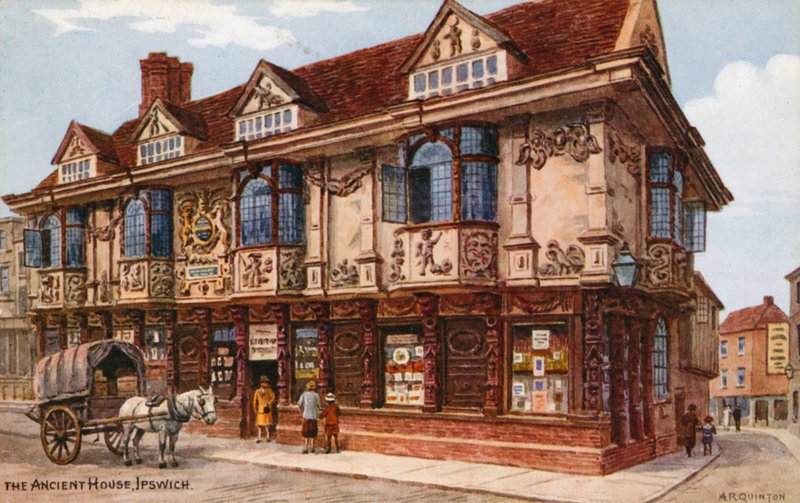 Het oude huis, Ipswich door Alfred Robert Quinton