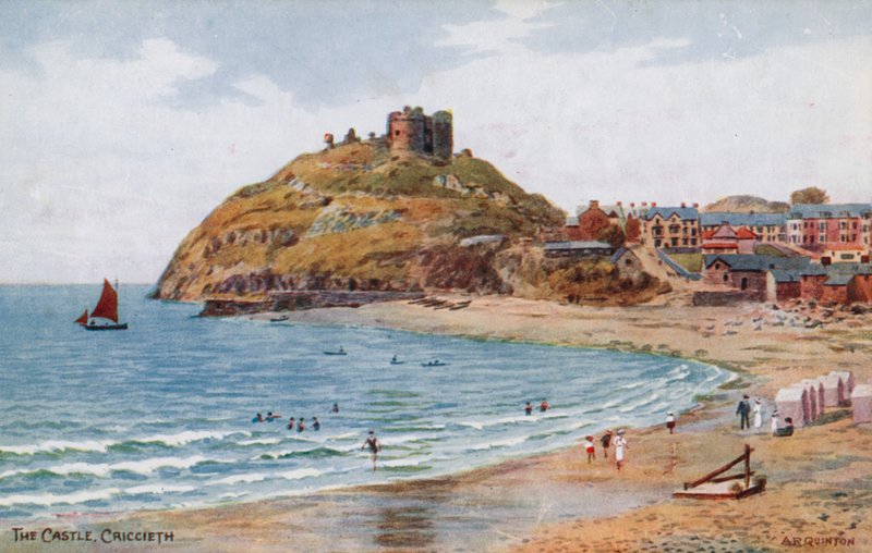 Het kasteel, Criccieth door Alfred Robert Quinton
