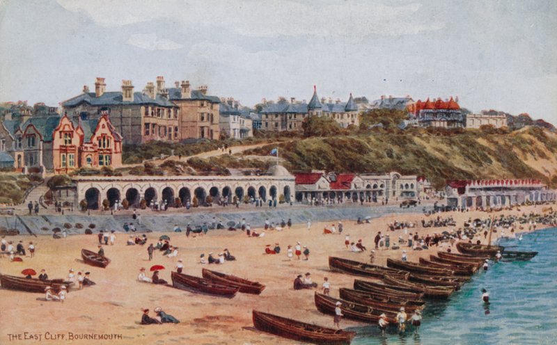 De oostelijke klif, Bournemouth door Alfred Robert Quinton