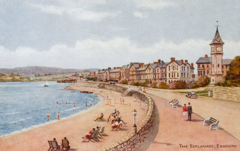 De Esplanade, Exmouth door Alfred Robert Quinton