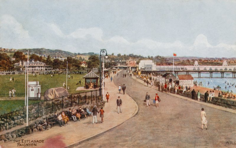 De Esplanade, Paignton door Alfred Robert Quinton