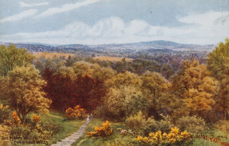 De Gelukkige Vallei, Tunbridge Wells door Alfred Robert Quinton