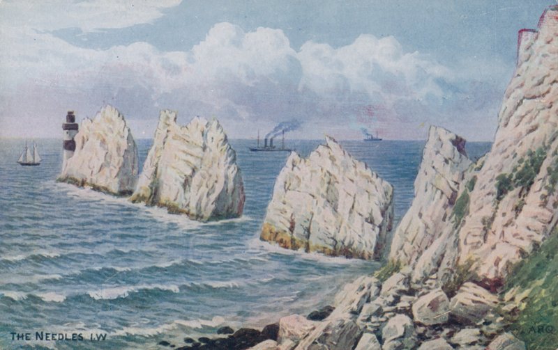 The Needles, Isle of Wight door Alfred Robert Quinton