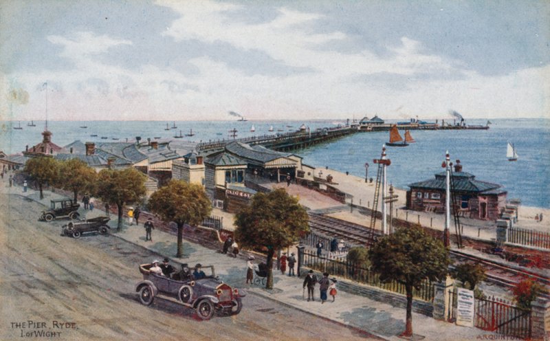 De pier, Ryde, Isle of Wight door Alfred Robert Quinton