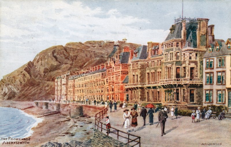 De Promenade, Aberystwyth door Alfred Robert Quinton
