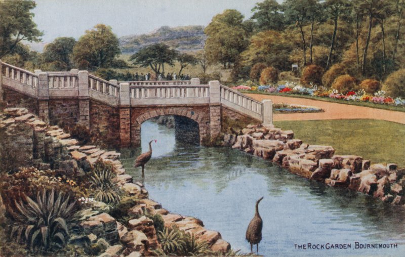 De rotstuin, Bournemouth door Alfred Robert Quinton