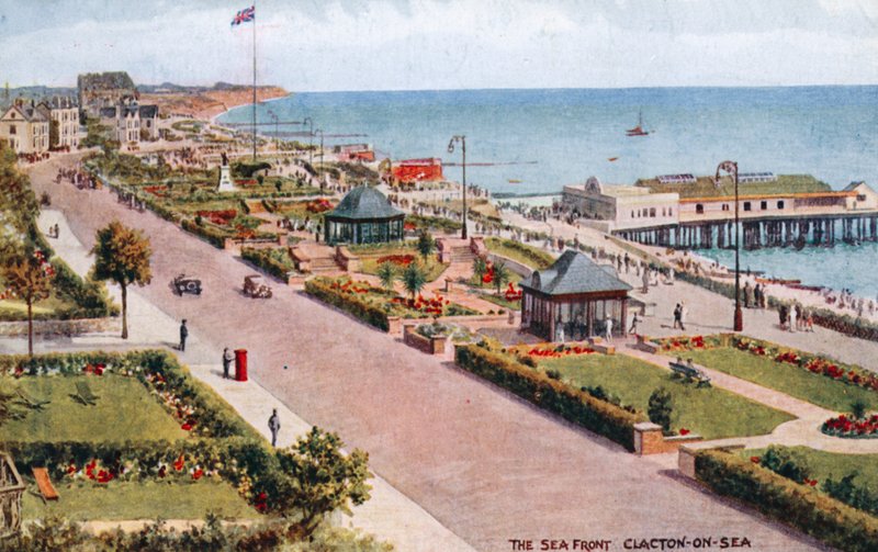 De Zeekant Clacton-on-Sea door Alfred Robert Quinton