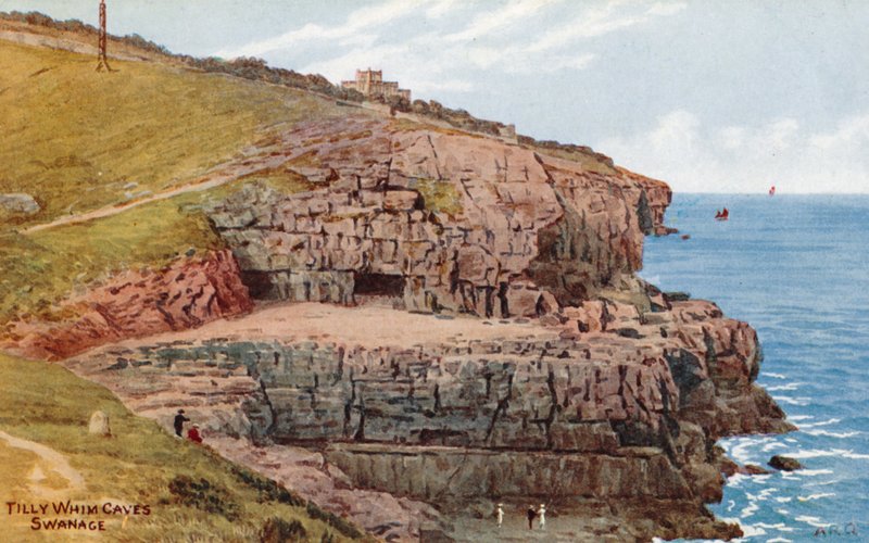 Tilly Whim Grotten, Swanage door Alfred Robert Quinton
