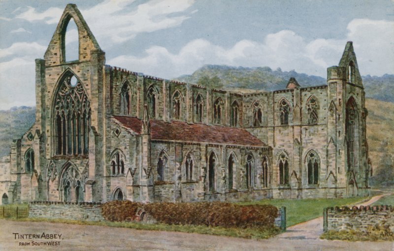 Tintern Abbey, vanuit het zuidwesten door Alfred Robert Quinton