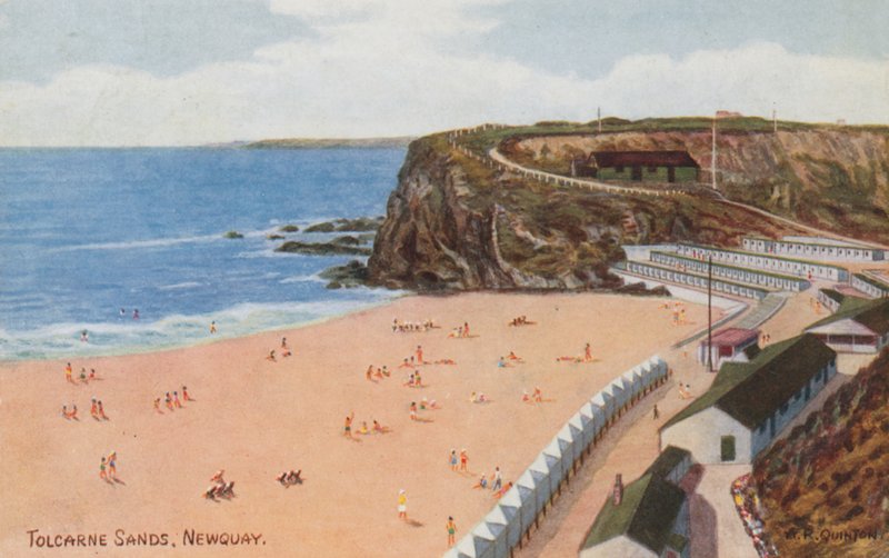 Tolcarne Sands, Newquay door Alfred Robert Quinton
