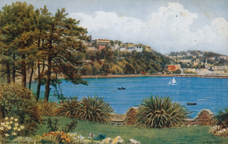 Torquay, vanaf Gf en Hotel door Alfred Robert Quinton