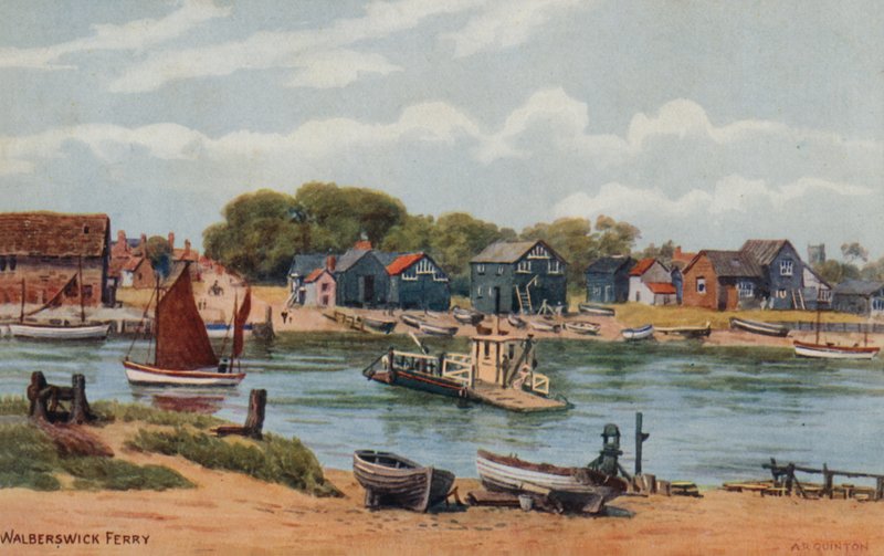 Walberswick Veerboot door Alfred Robert Quinton