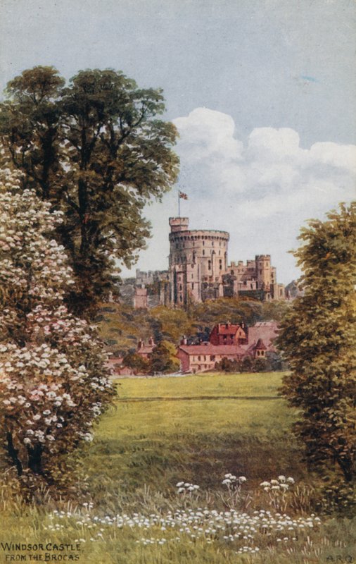 Windsor Castle, vanaf de Brocas door Alfred Robert Quinton