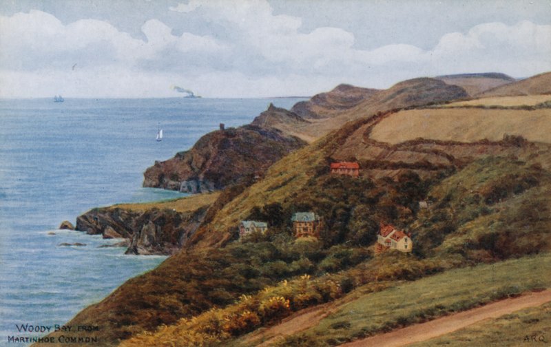 Woody Bay, vanaf Martinhoe Common door Alfred Robert Quinton