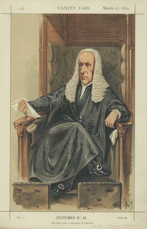 De Spreker (Mr Speaker Denison) door Alfred Thompson