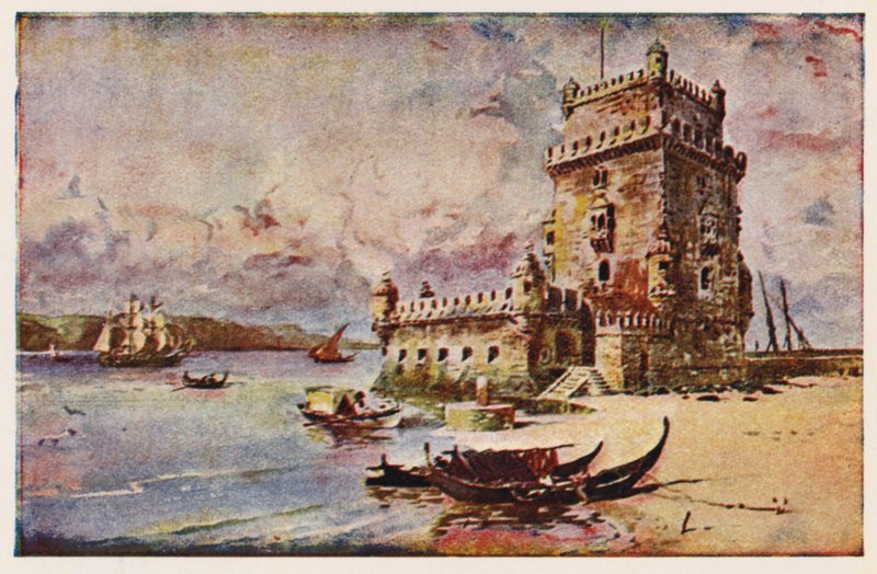 Toren van Belem, Lissabon door Alfredo Roque Gameiro