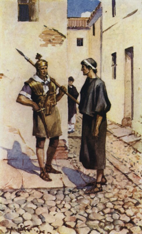 Alban en de priester door Allan (after) Stewart