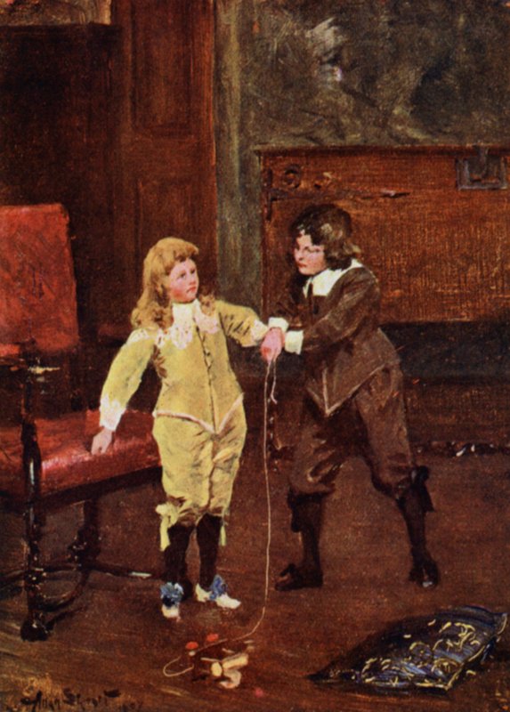 Oliver en Charles door Allan (after) Stewart