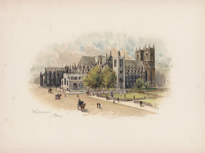 Bekend Londen: Westminster Abbey door Allan F. Barraud