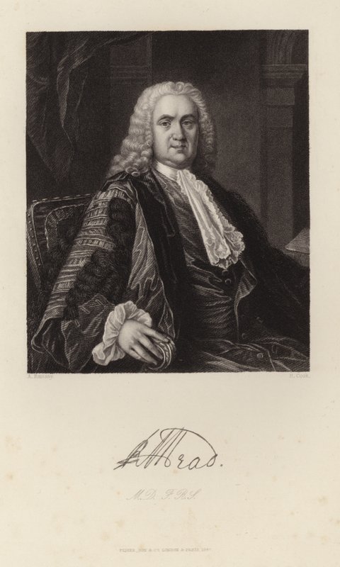Richard Mead, 1847 door Allan Ramsay