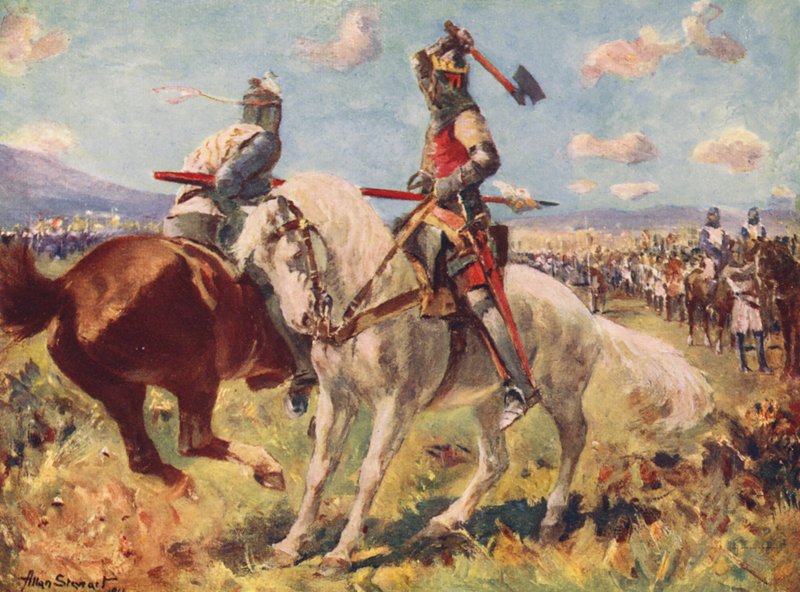 De Slag bij Bannockburn door Allan Stewart