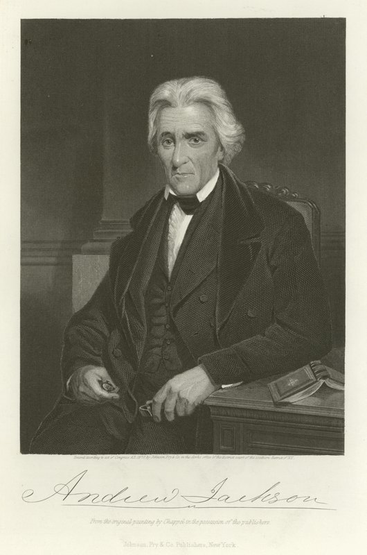 Andrew Jackson door Alonzo Chappel