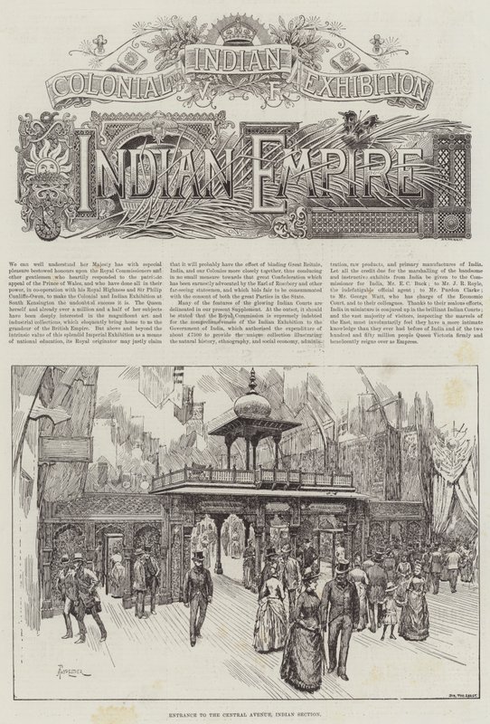 Koloniale en Indische Tentoonstelling, het Indiase Rijk door Amedee Forestier