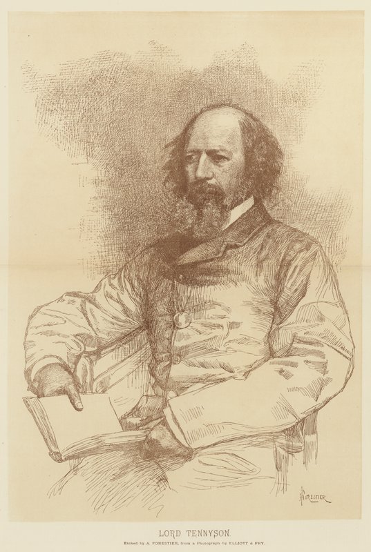 Lord Tennyson door Amedee Forestier