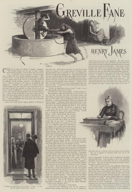 Greville Fane, door Henry James door Amedee Forestier