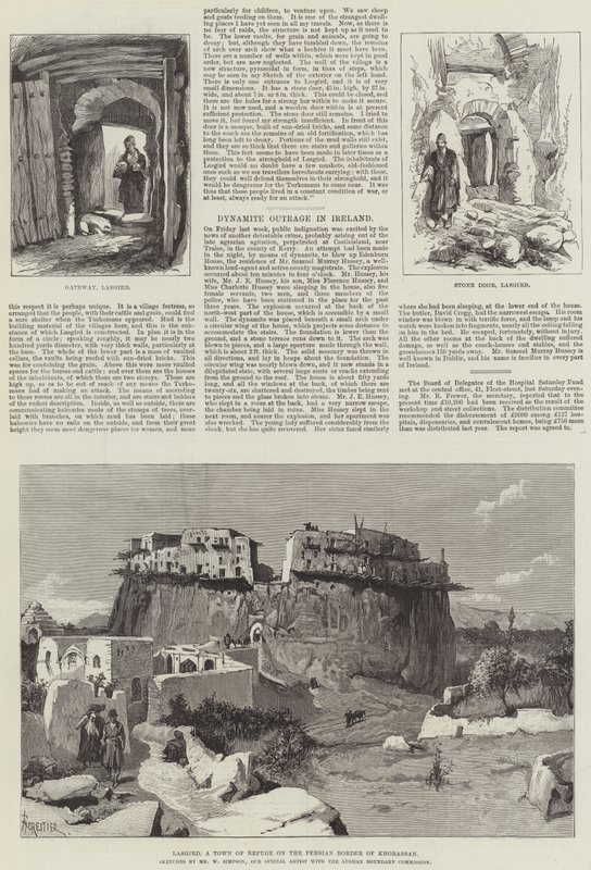Lasjerd in Iran door Amedee Forestier