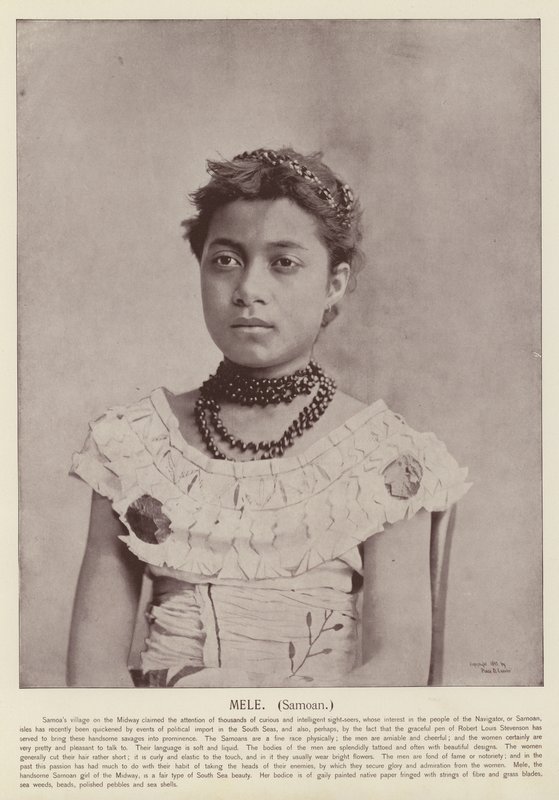 Mele, Samoaans door American Photographer
