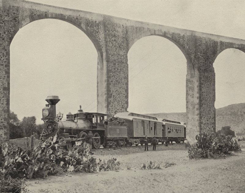 Aquaduct in Queretaro, Mexico door American Photographer (after)