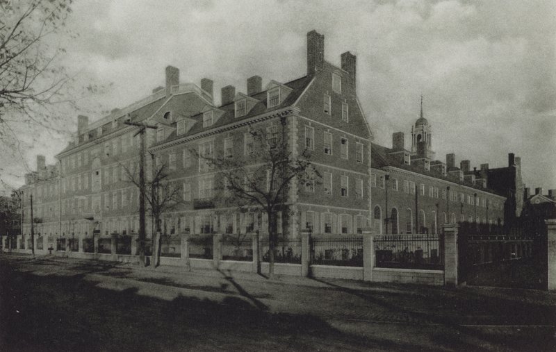 Harvard Universiteit: Smith Halls (zwart-wit foto) door American Photographer (after)