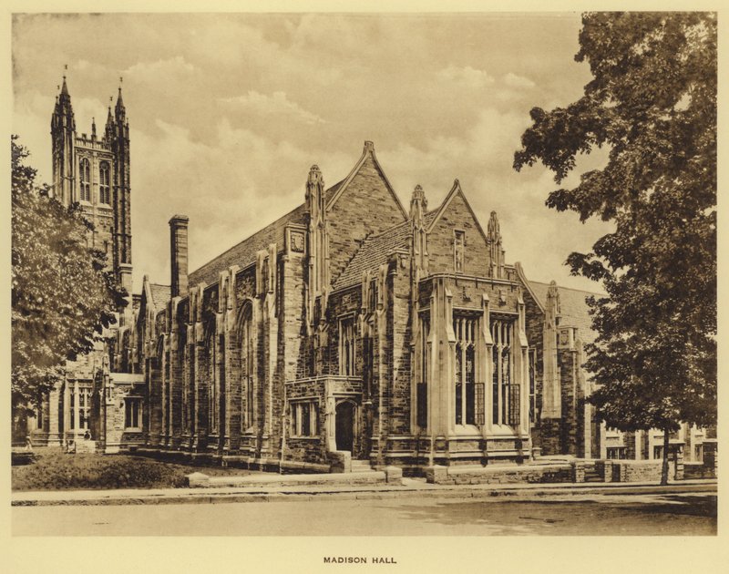 Princeton University: Madison Hall door American Photographer (after)
