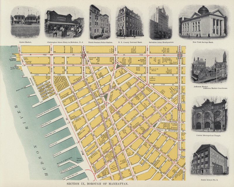 Stadsdeel Manhattan door American Photographer