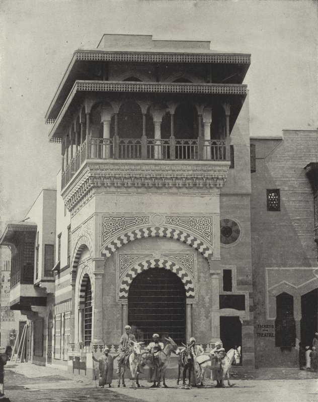 Ezelsjongens in de Straat van Cairo door American Photographer